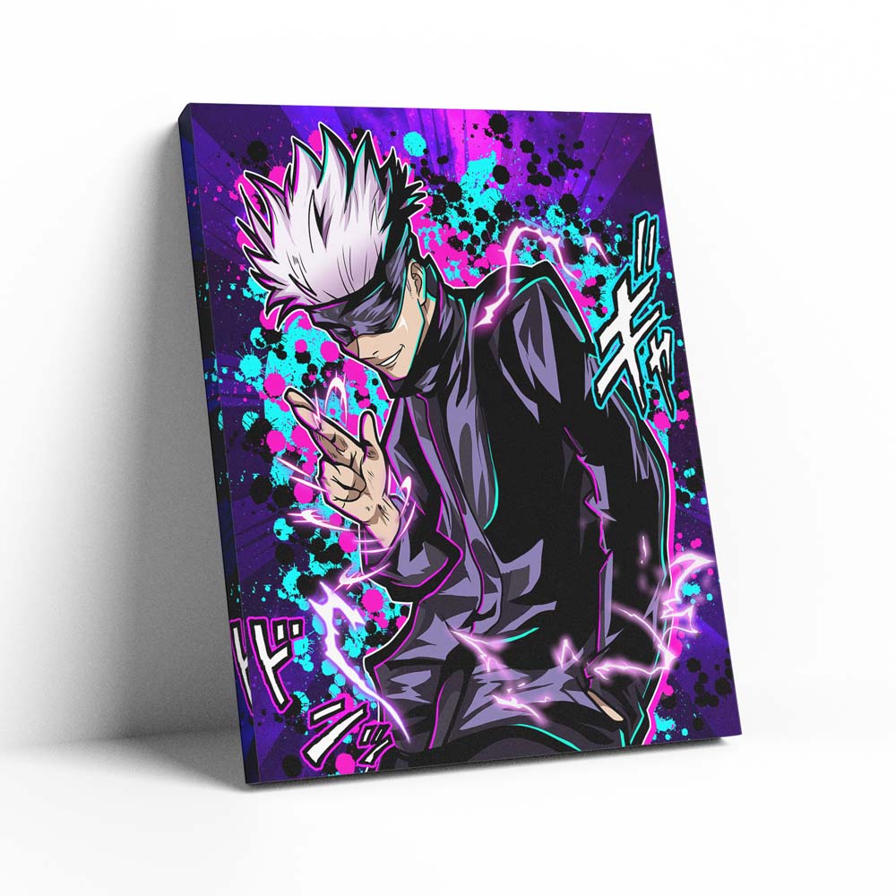 Gojo Purple Wall Art