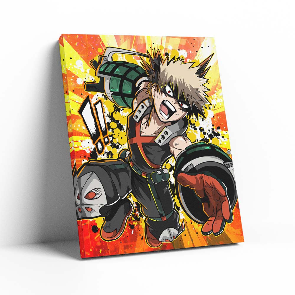 Bakugo Wall Art