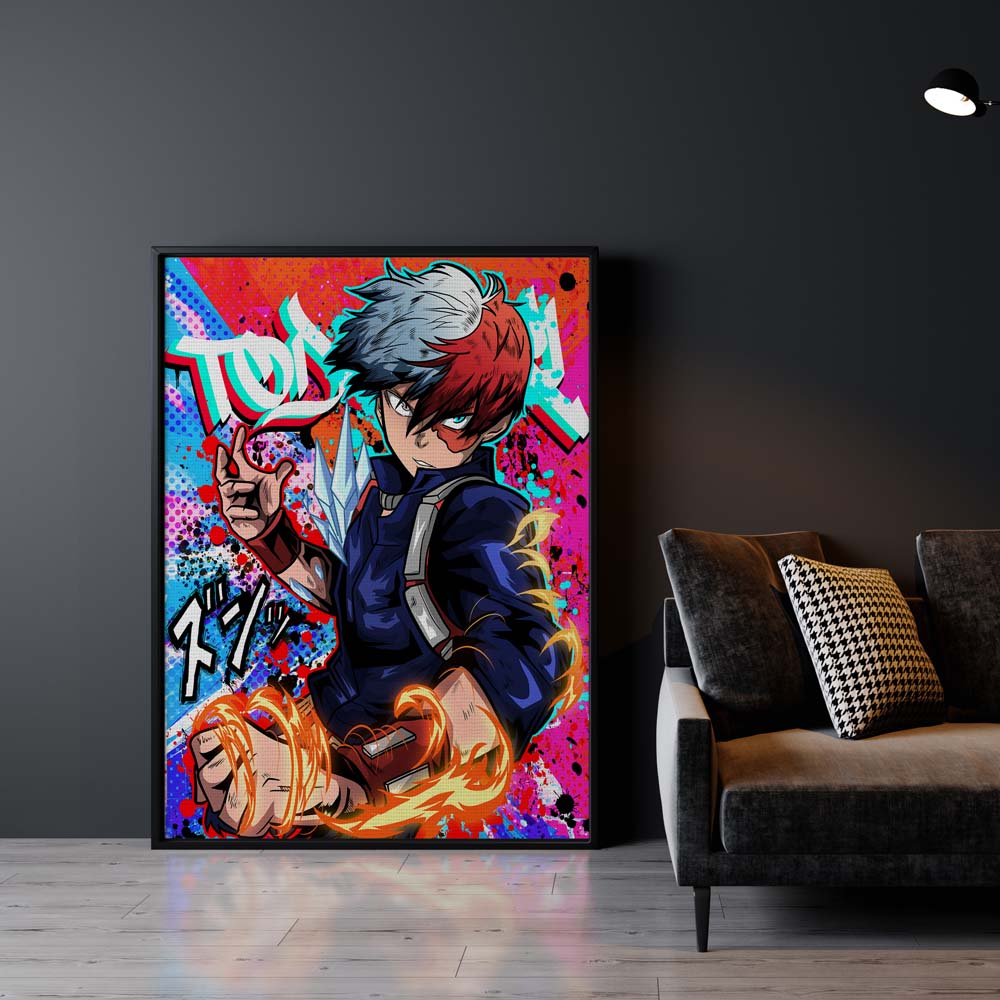 Todoroki Wall Art