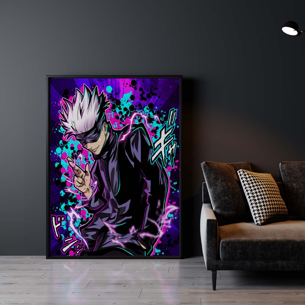 Gojo Purple Wall Art