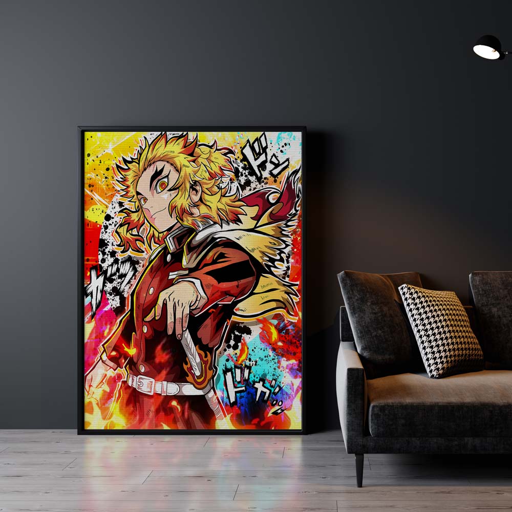 Rengoku Wall Art