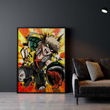 Bakugo Wall Art