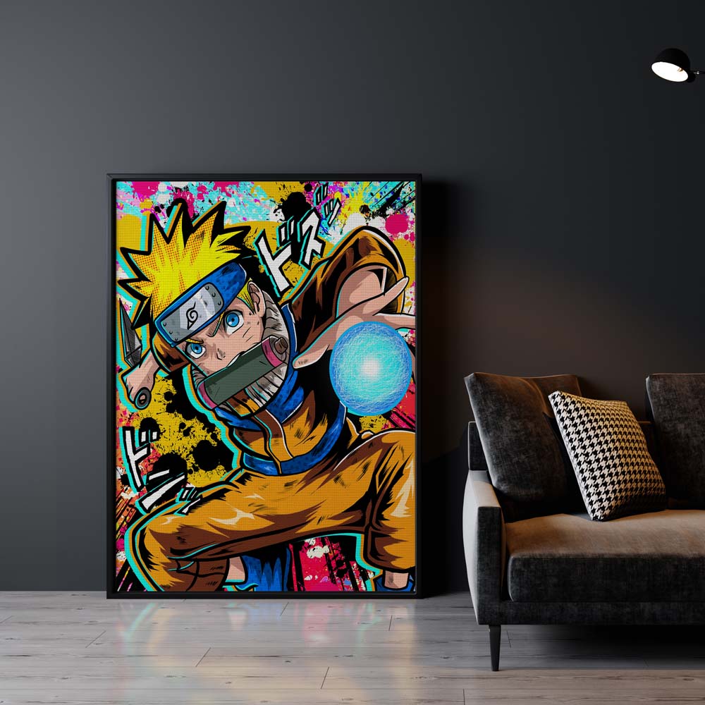 Naruto Rasengan Wall Art