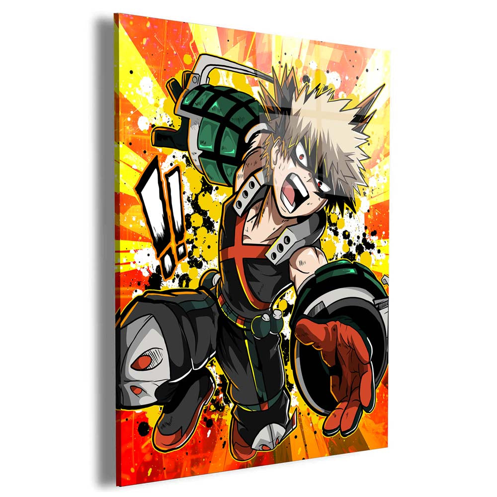 Bakugo Wall Art