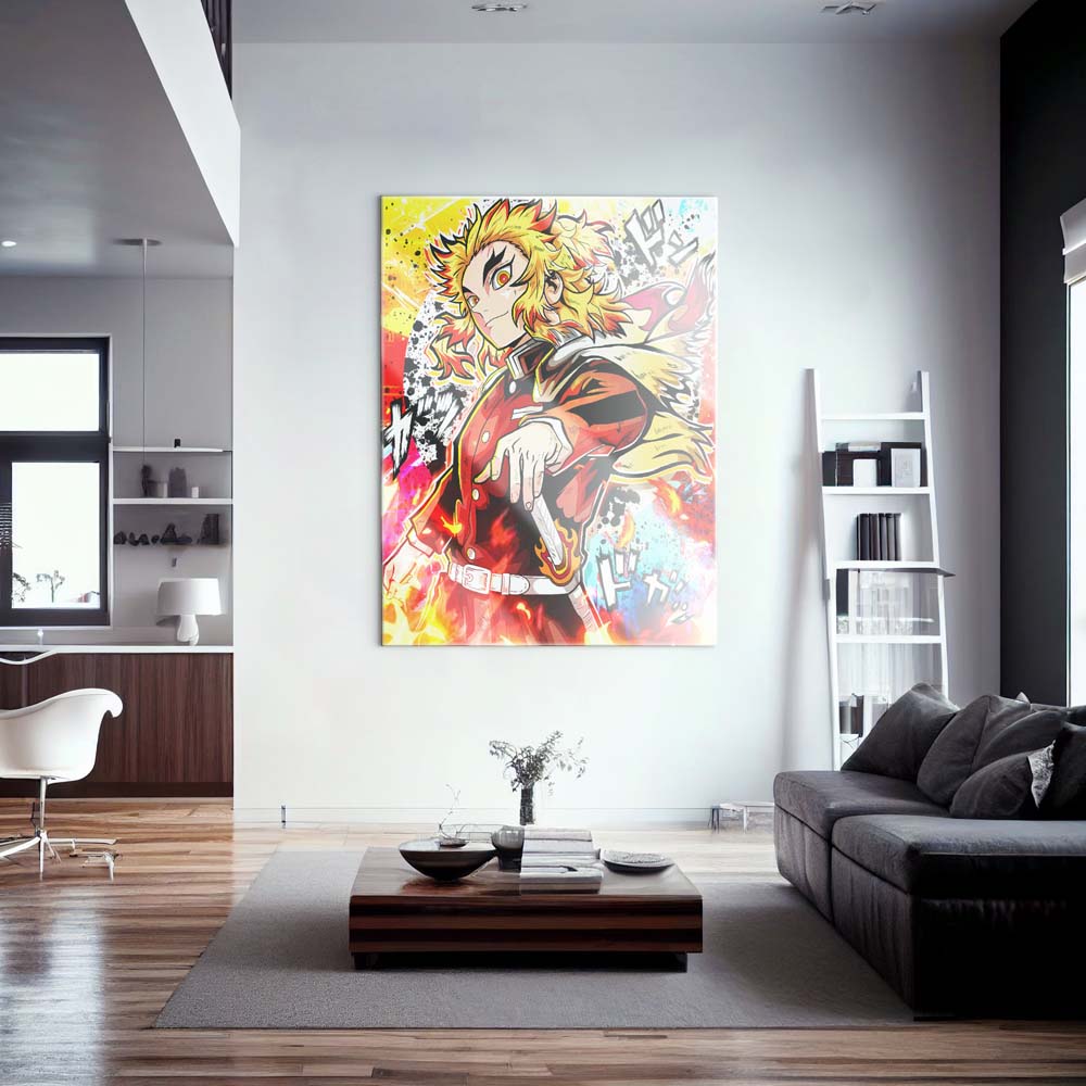 Rengoku Wall Art