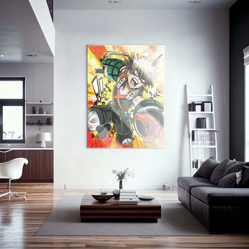 Bakugo Wall Art