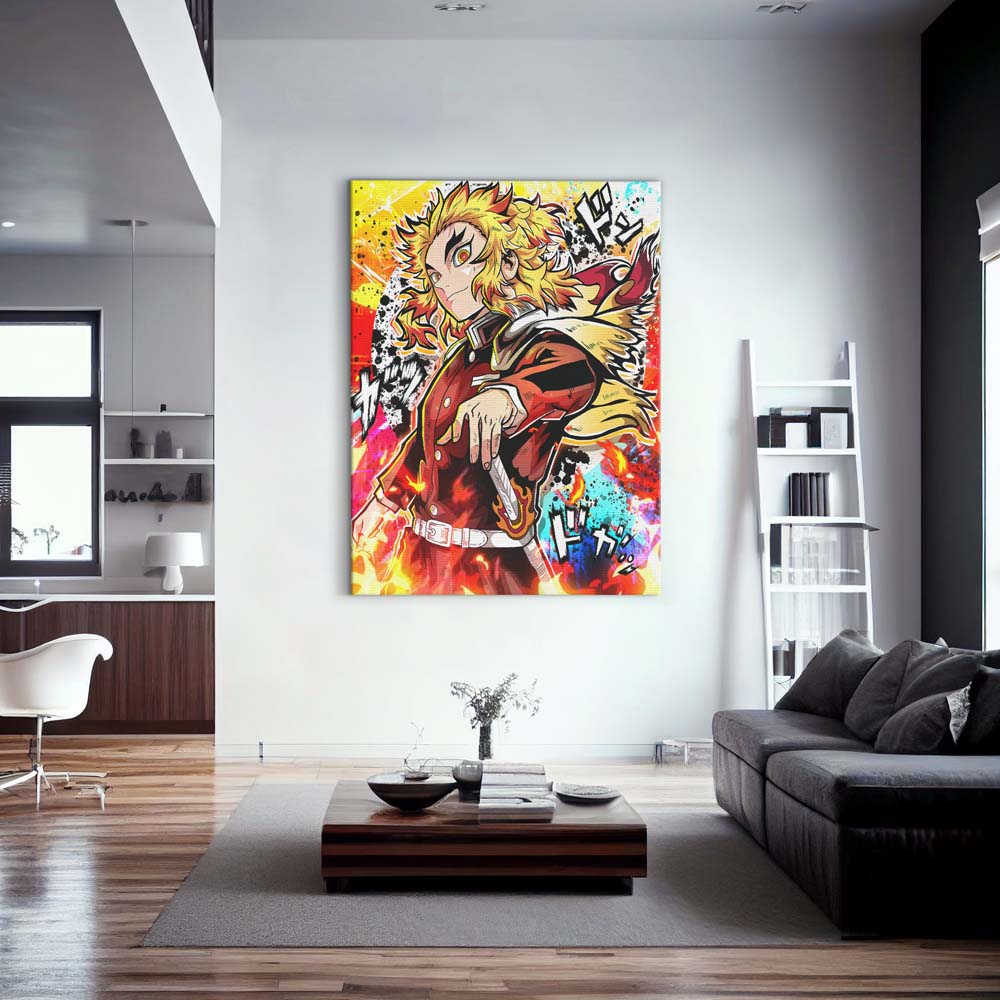 Rengoku Wall Art