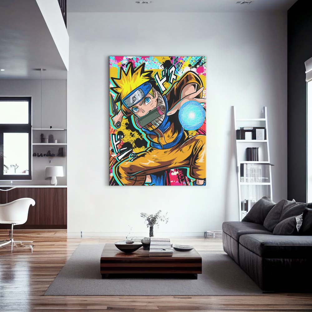 Naruto Rasengan Wall Art