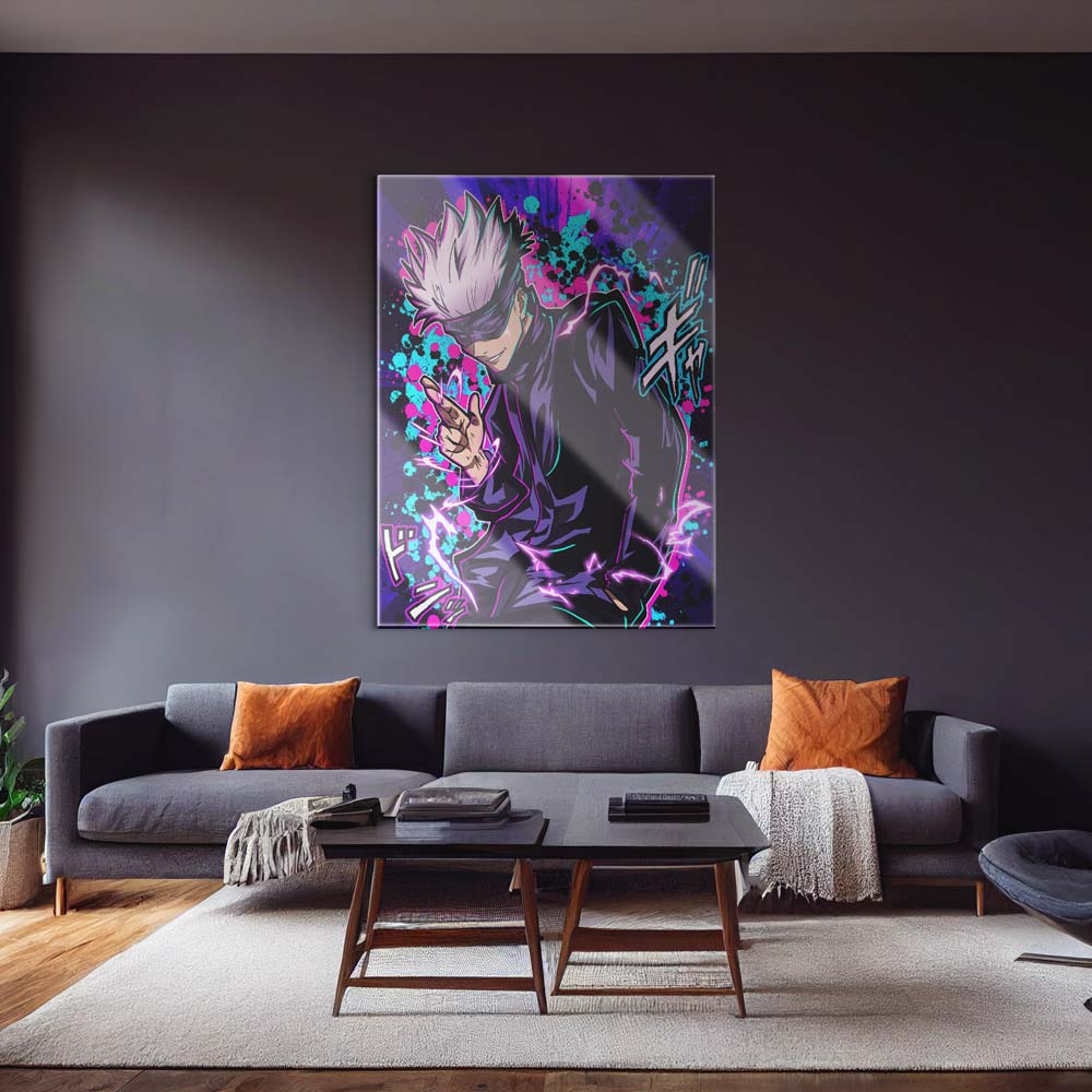 Gojo Purple Wall Art