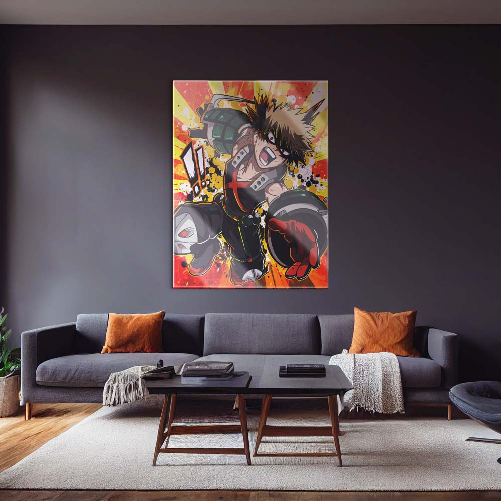 Bakugo Wall Art