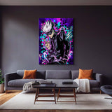 Gojo Purple Wall Art