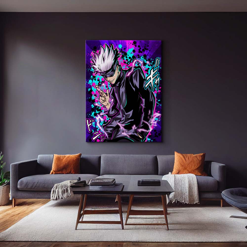 Gojo Purple Wall Art