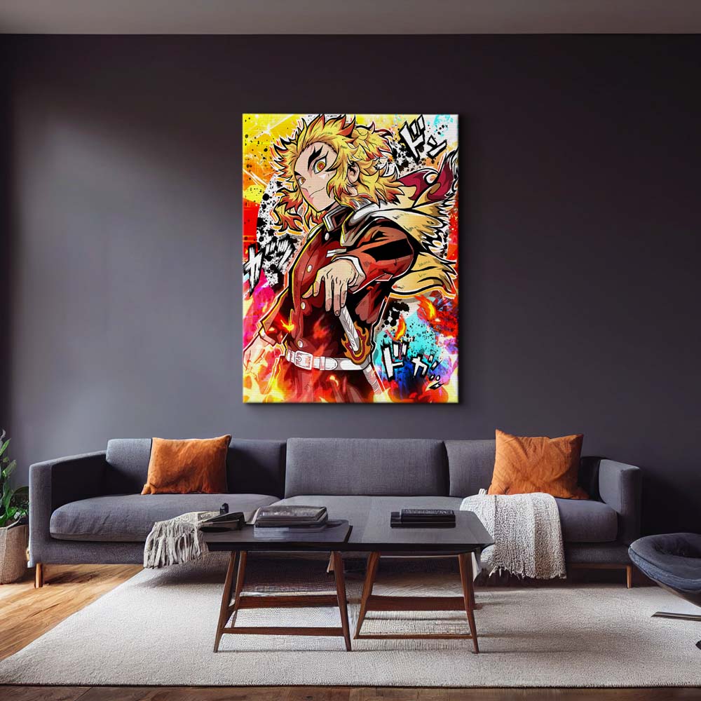 Rengoku Wall Art