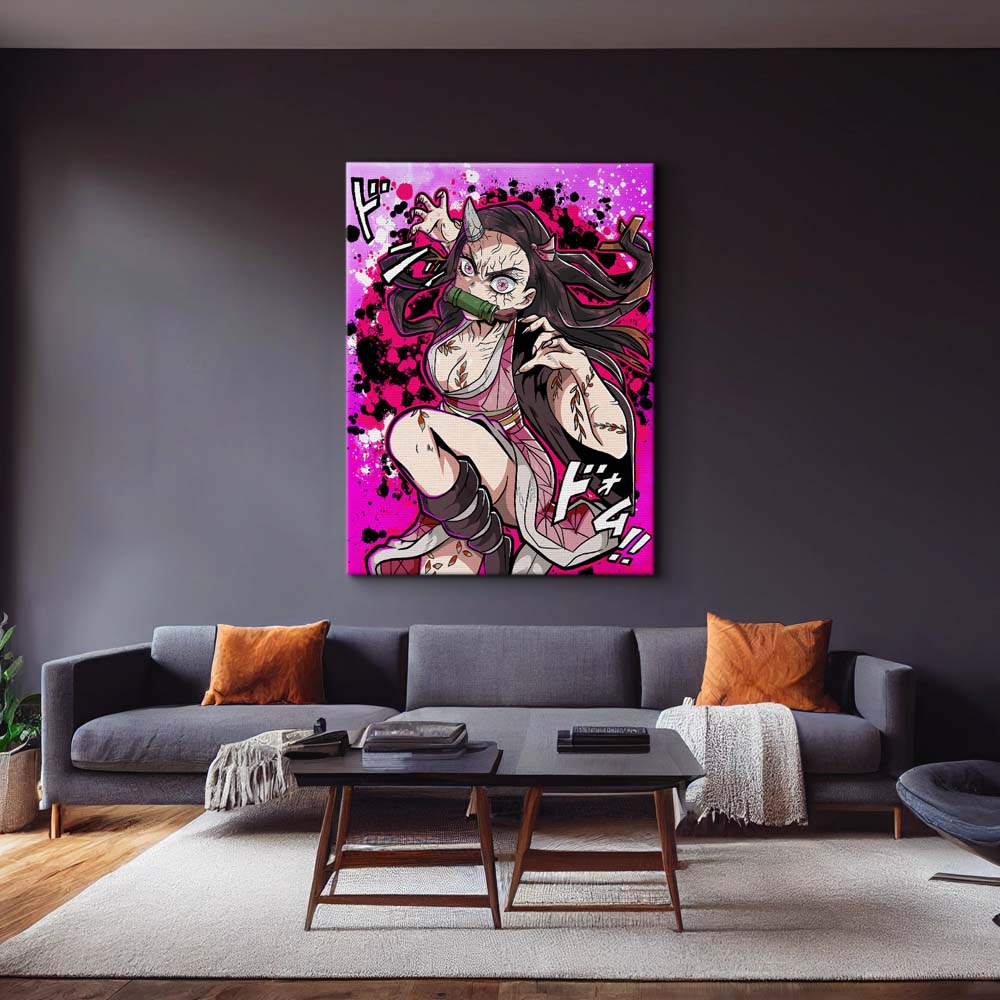 Nezuko Wall Art