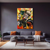 Bakugo Wall Art