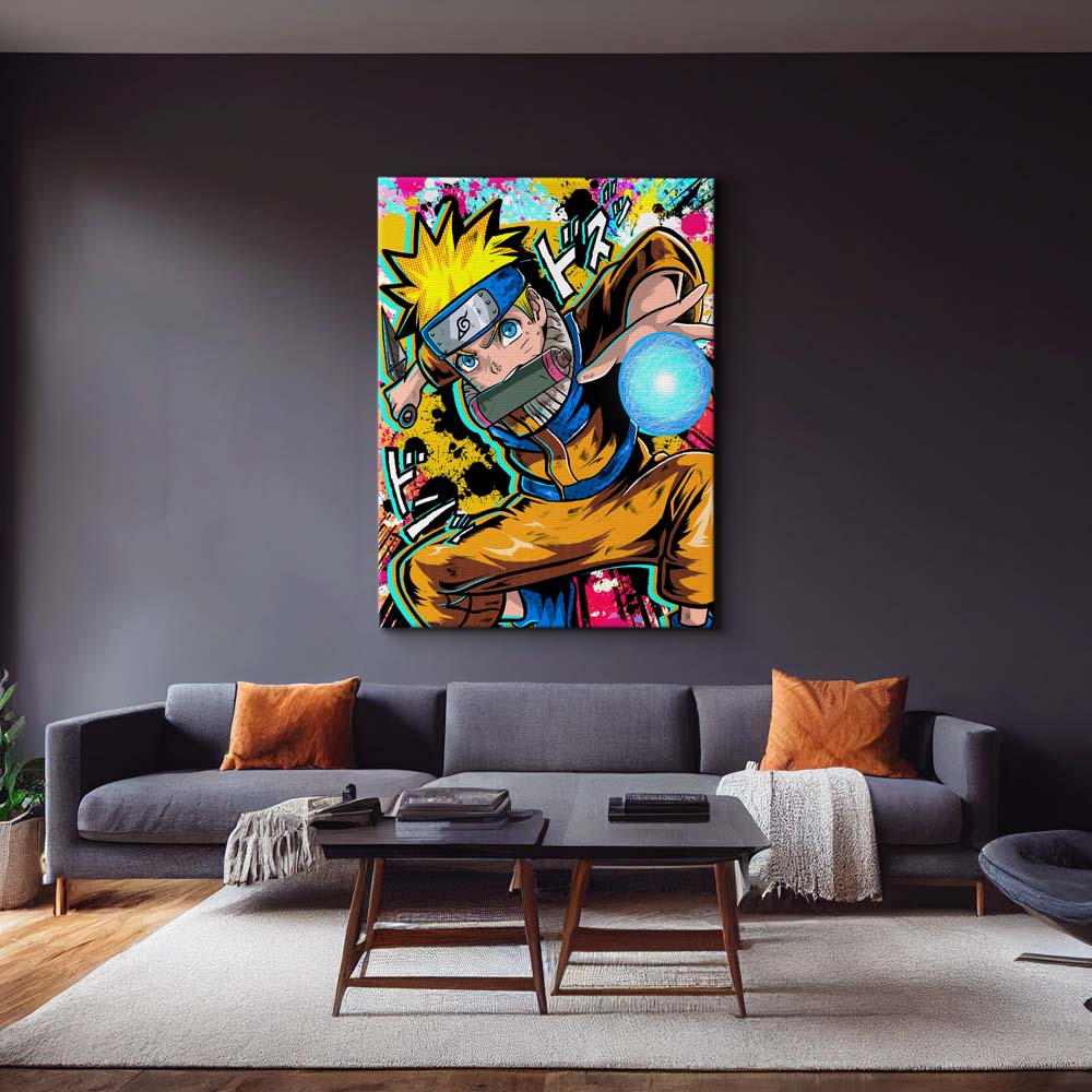 Naruto Rasengan Wall Art