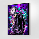Gojo Purple Wall Art