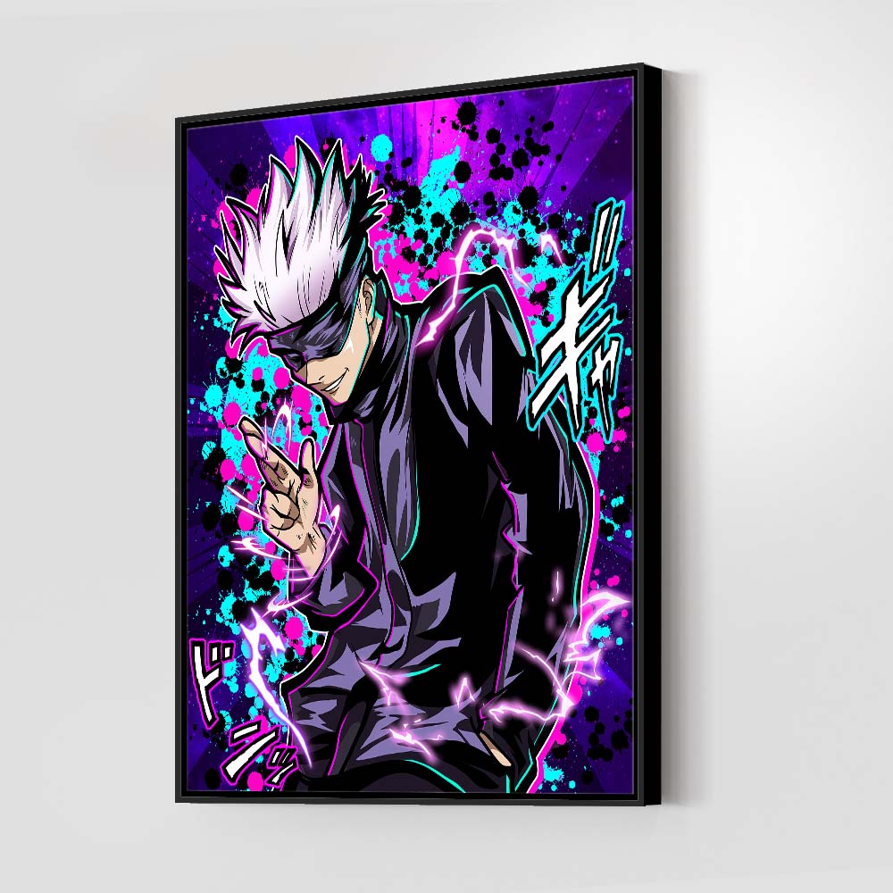 Gojo Purple Wall Art