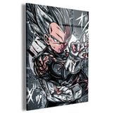 Blue God Vegeta Warm Wall Art