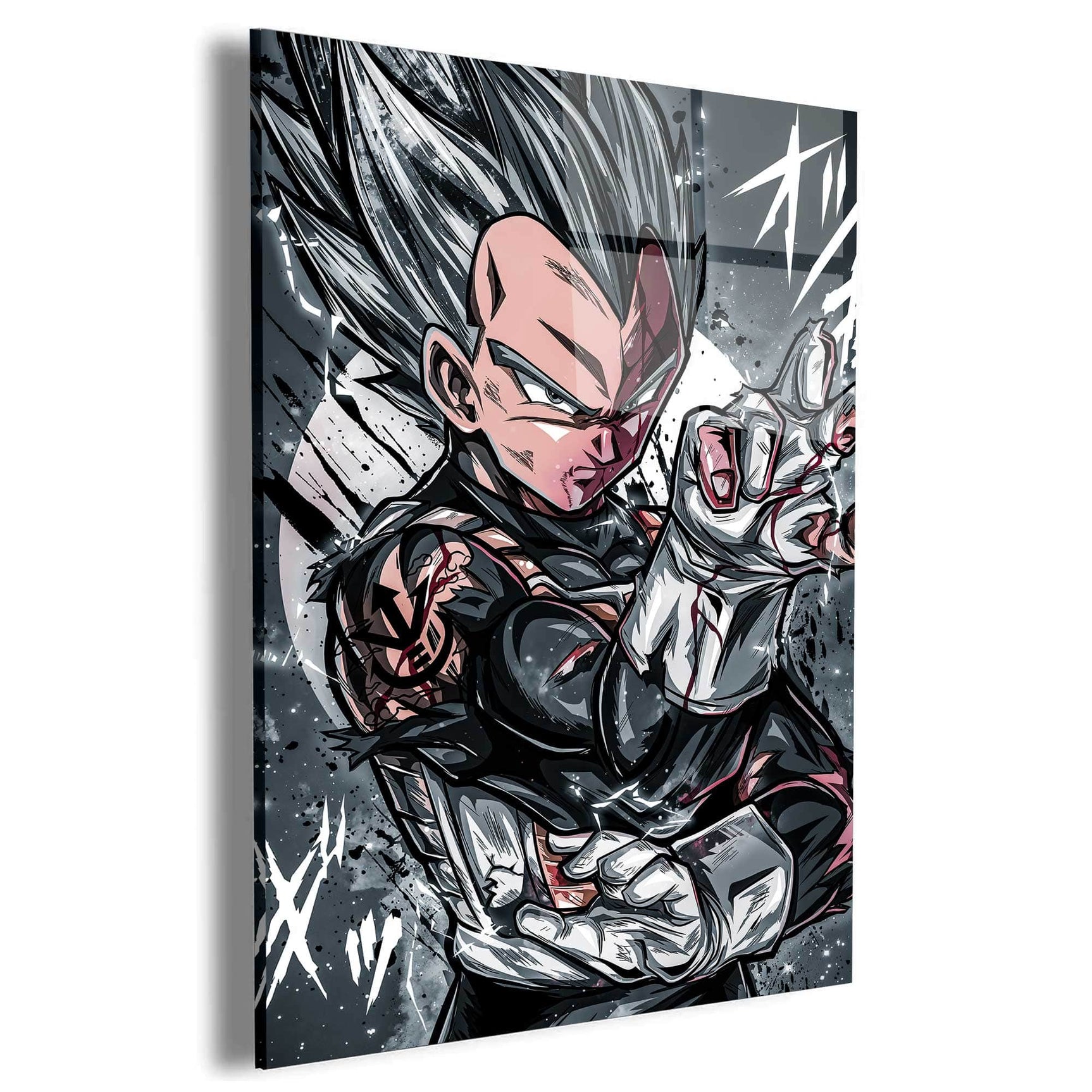 Blue God Vegeta Warm Wall Art