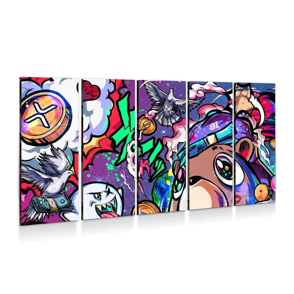 Crypto Bear West Wall Art