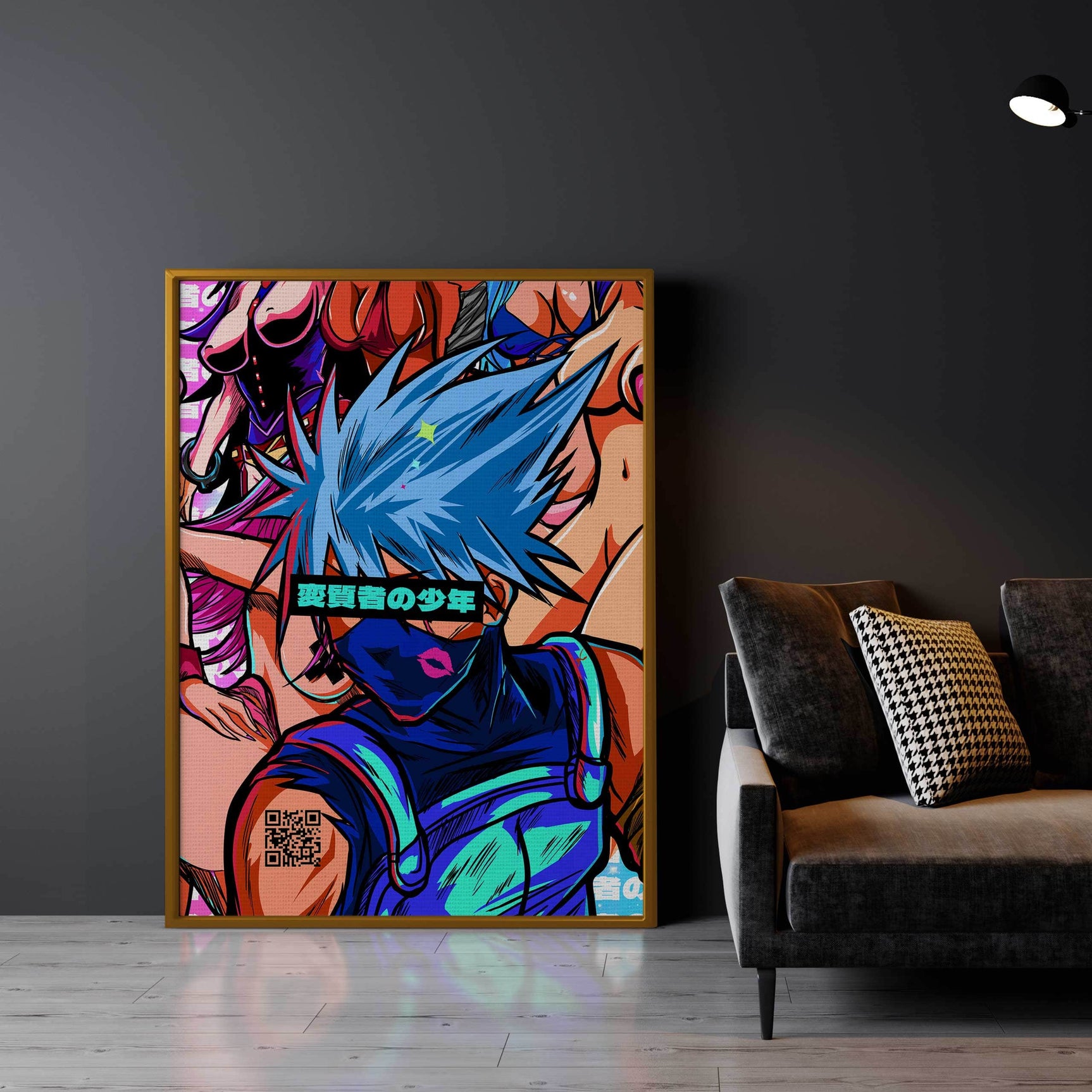QR Pervy Boy NFT 28 Anbu Edition Wall Art