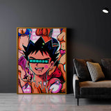 QR Pervy Boy NFT 10 Brock Edition  Wall Art