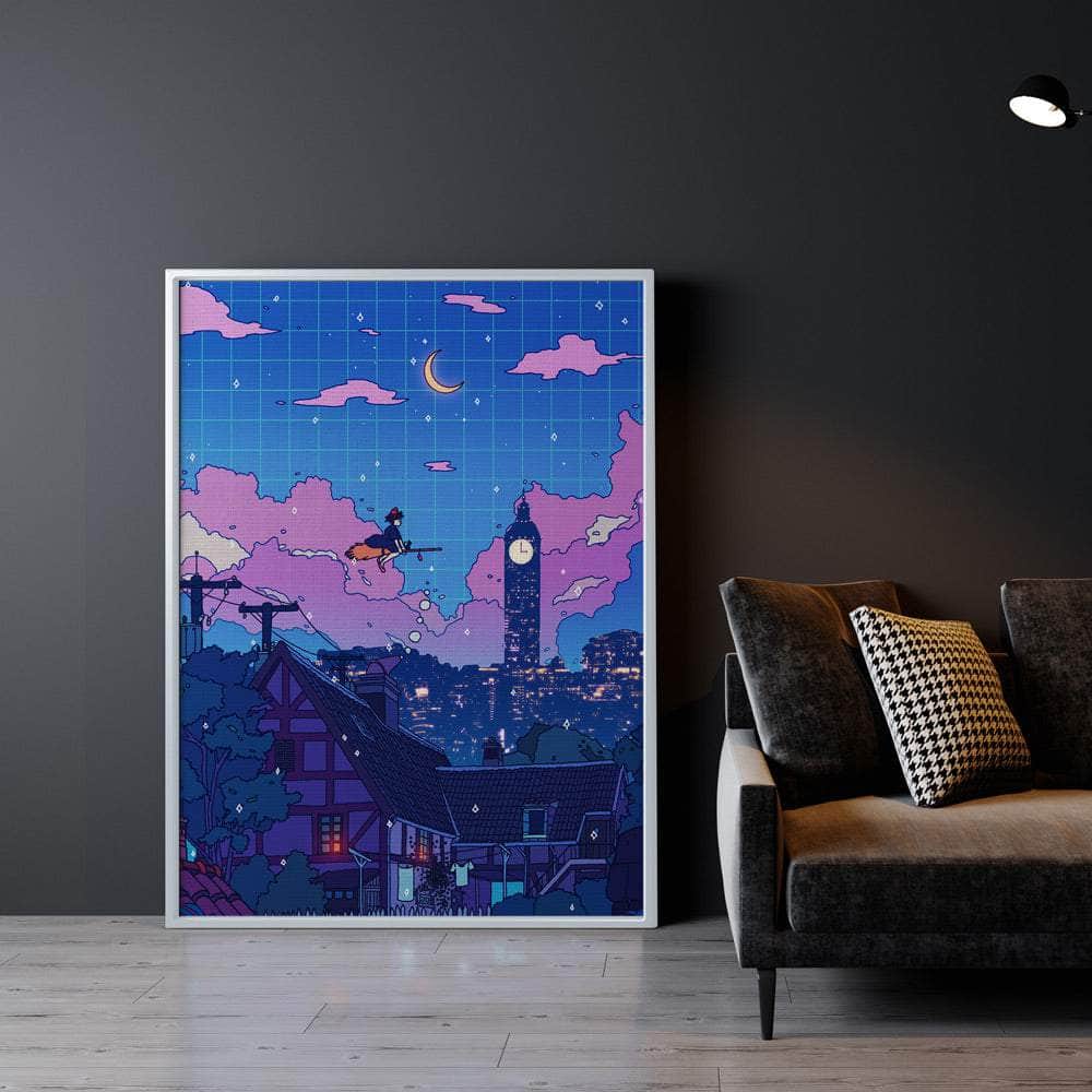 Kiki's Night Flight Wall Art