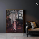 Nezuko building Wall Art