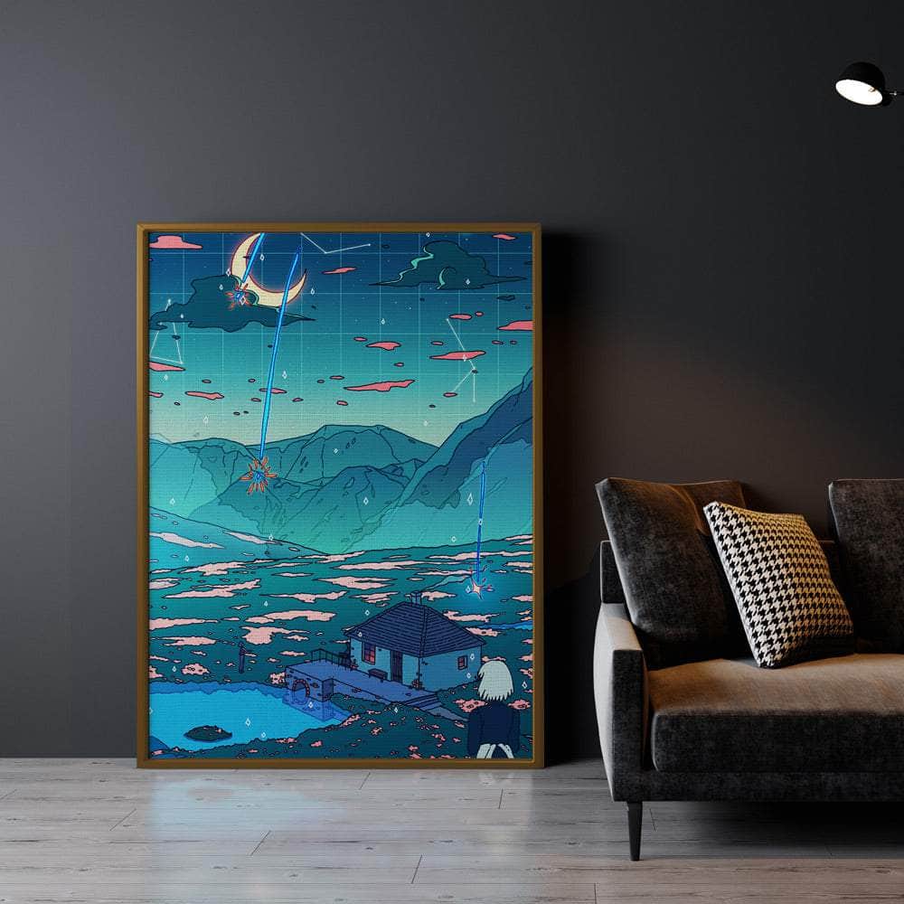 Crystal Shower Wall Art