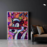 QR Pervy Boy NFT 08 Pepe Edition Wall Art