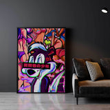 QR Pervy Boy NFT 08 Pepe Edition Wall Art