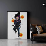 Vegeta Nike Tech Wall Art