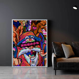 QR Pervy Boy NFT 03 Roshi Edition Wall Art