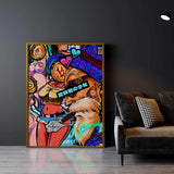 QR Pervy Boy NFT 25 OG Pervy Edition Wall Art