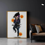 Vegeta Nike Tech Wall Art