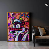 QR Pervy Boy NFT 08 Pepe Edition Wall Art