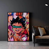 QR Pervy Boy NFT 10 Brock Edition  Wall Art
