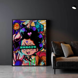 QR Pervy Boy NFT 23 Purple Balls Edition Wall Art