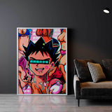 QR Pervy Boy NFT 10 Brock Edition  Wall Art