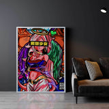 QR Pervy Girl NFT 32 21 Perv Edition Wall Art