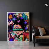 QR Pervy Boy NFT 23 Purple Balls Edition Wall Art
