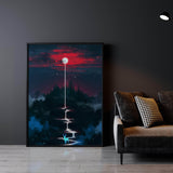 Lunar Dripping Wall Art