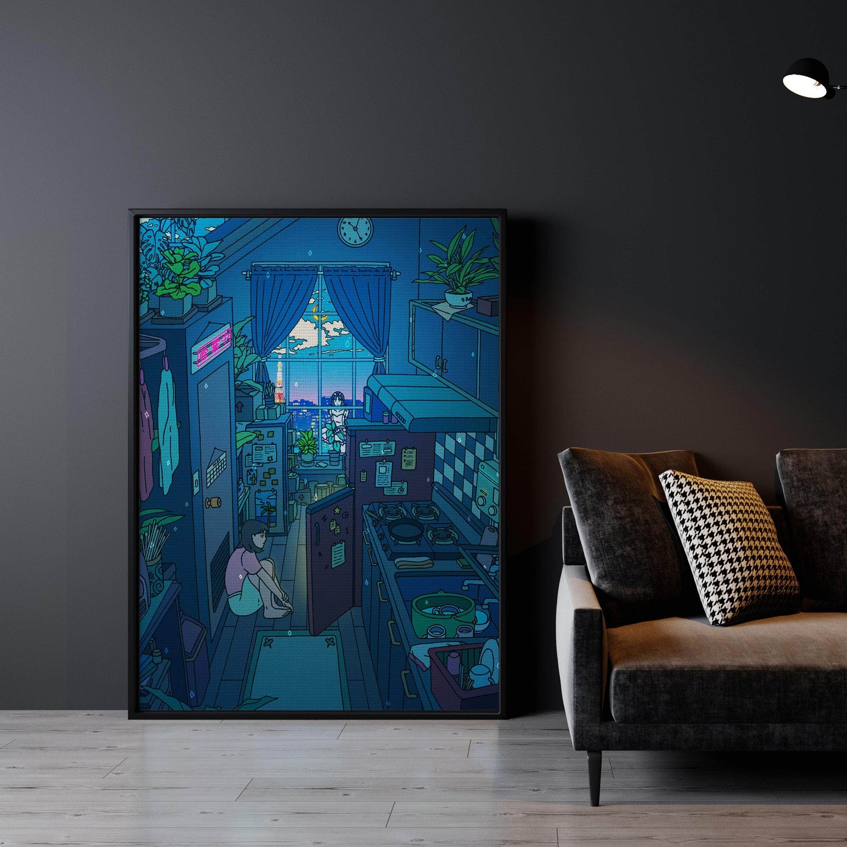 Perfect Blue Wall Art