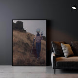 Kakashi Lone Walk Wall Art