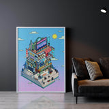 Corner Store Day Wall Art