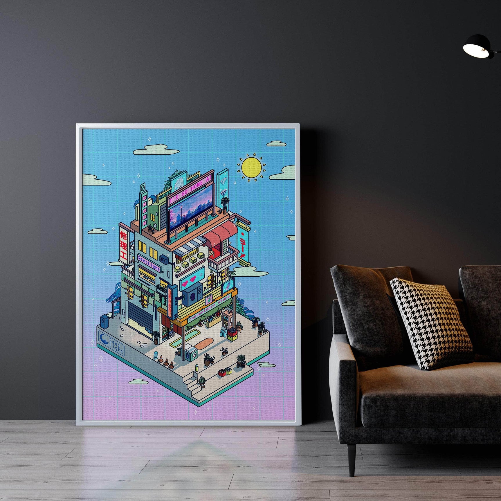 Corner Store Day Wall Art