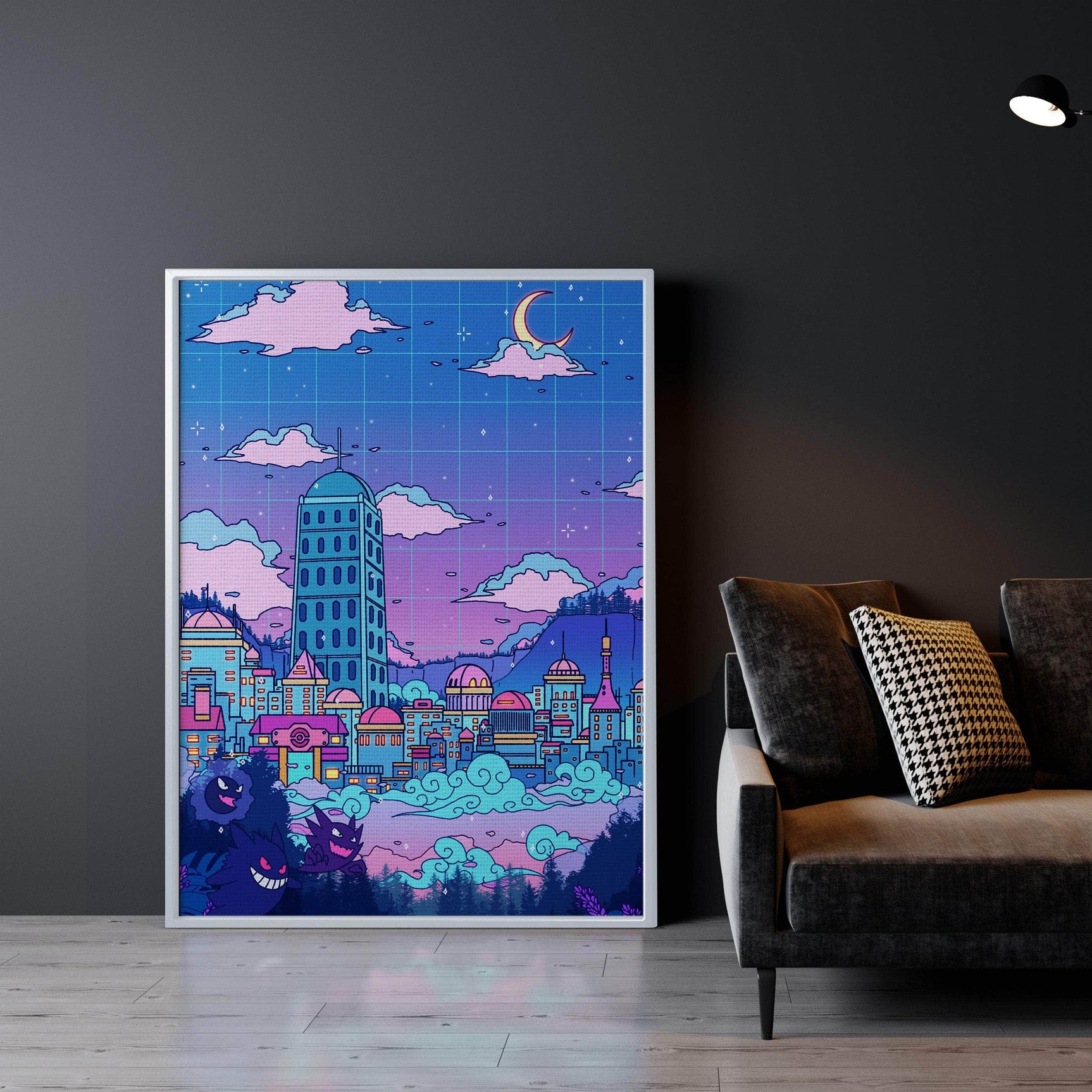 Lavender Town Wall Art