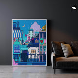 Chill City Wall Art