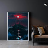 Lunar Dripping Wall Art